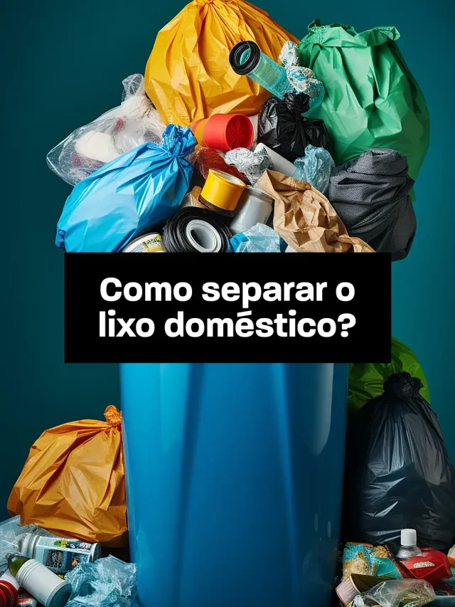 Como separar o lixo doméstico?